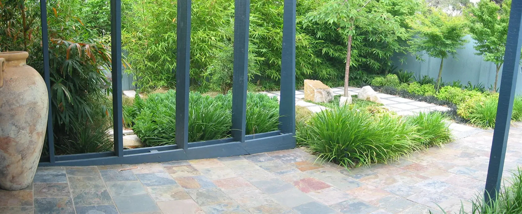View of garden