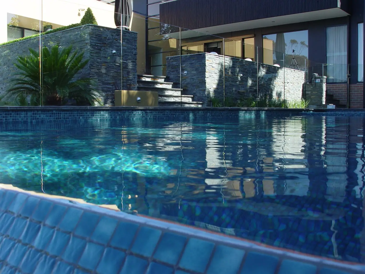 View of negative edge pool
