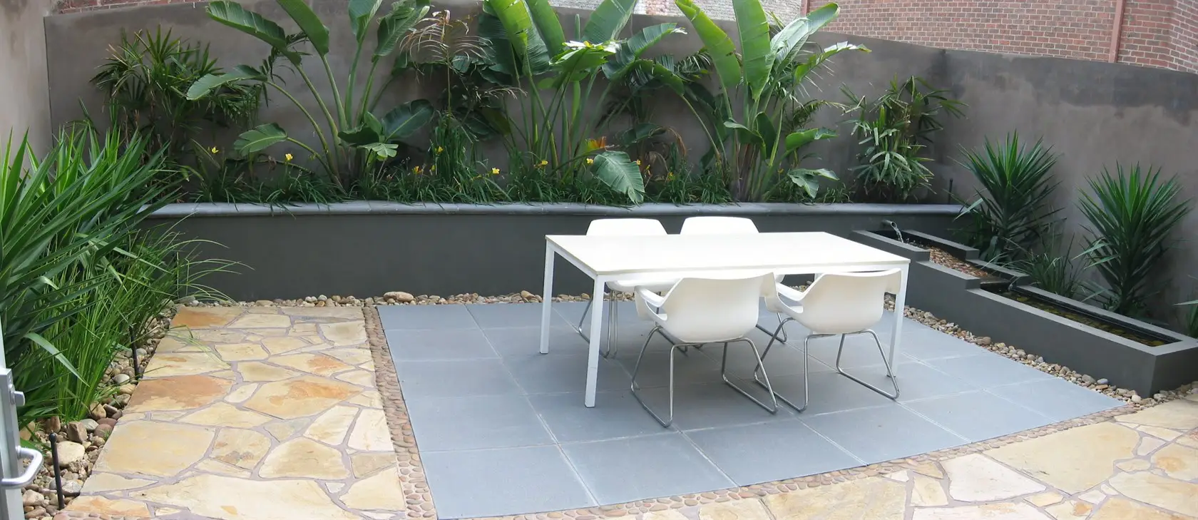 Courtyard with Table