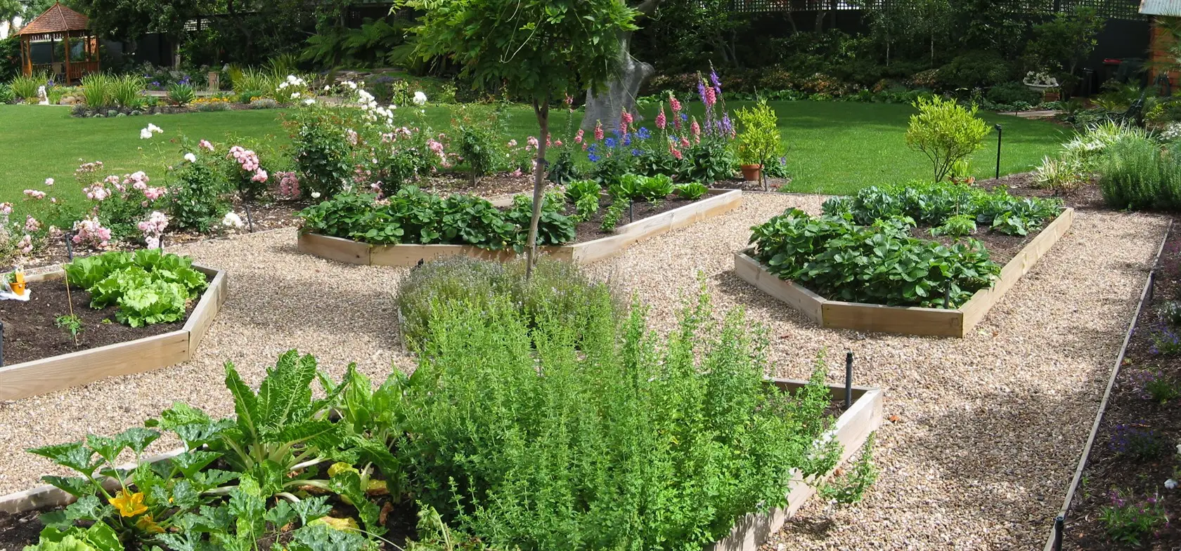 View of Vegetable / Herb Garden
